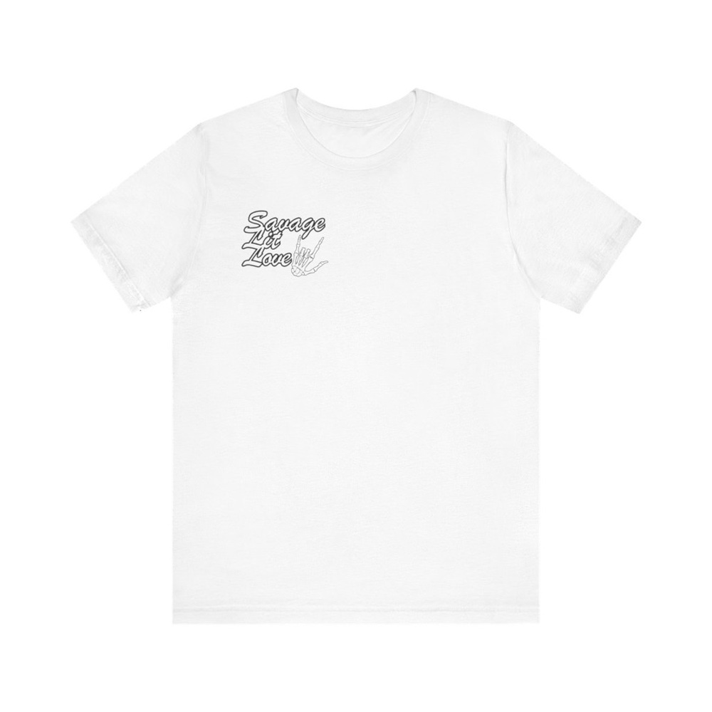 Savage Lit Love White T-Shirt